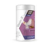 Verm-X Original All Natural Pellets for Caged Birds. Supports Intestinal Hygiene. Vet Approved. Restores and Maintains Gut Vitality. Wormwood Free Recipe., clear