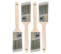Vermeer Paint Brushes - 4-Pack - 2" Angle Sash Brushes for All Latex and Oil Paints & Stains - Home Improvement - Interior & Exterior Use