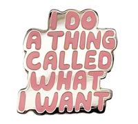 Vermegoint Enamel Pin, "I Do What I Want" Slogan Lapel Pin, Empowering Brooch,DIY Decor Collection, Gift for Individualists Friends Teens, Pin on Jacket Backpack Lapel, Decorative,Collectible