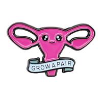 Vermegoint Enamel Pin,Uterus - Shaped Lapel Pin,Feminist - Themed Brooch,DIY Decor Collection,Gift for Women's Rights Supporters Friends Teens,for Empowerment - Focused Events Social Gatherings,Pin on