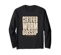 Vermicomposting Worm Composting Worm Farmer Red Wiggler Long Sleeve T-Shirt