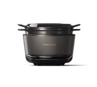 Vermicular Musui-Kamado (RICEPOT) | Cast Iron Induction Cooker | Precision Multicooker | Japanese Rice Cooker | Slow Cooker | Non-Toxic Enameled Cast Iron Pot | Charcoal |