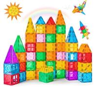 Vermilion Bird Magnetic Building Blocks Tiles Toy Kids Learning Educational Construction Toys Gift for Boys Girls Stronger Magnetic Toys Building & Construction Toys for 3+ Year Old