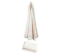 VermiS Umbrella Canopy Replacement Cloth, 6/8 Ribs PatioReplacement Canopy Parasol Cover,for Garden Yard Patio Deck (Umbrella Cloth Only) (Color : Off-white, Size : 2.7M/8ribs)