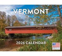 Vermont Calendar 2026 Monthly Wall Calender 12 Month | American Made In The USA