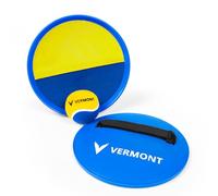 Vermont Catcher Pad Ball Game Set | Hook and Loop Hand Pads with Ball for Kids & Adults - Active Outdoor Coordination Trainer for Leisure and Fitness