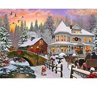 Vermont Christmas Company Country Christmas Jigsaw Puzzle 1000 Piece