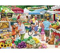 Vermont Christmas Company Farmer's Market Jigsaw Puzzle 1000 Pieces