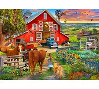 Vermont Christmas Company Horse Farm Jigsaw Puzzle 1000 Piece