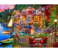 Vermont Christmas Company Italy's Lake Como Jigsaw Puzzle 550 Piece