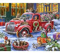Vermont Christmas Company It's a Cats' Christmas Jigsaw Puzzle 1000 Piece