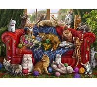 Vermont Christmas Company Love My Cats Jigsaw Puzzle 1000 Piece