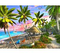 Vermont Christmas Company Paradise Sunset Jigsaw Puzzle 1000 Piece