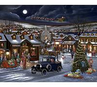 Vermont Christmas Company Rejoice in Christmas Jigsaw Puzzle 1000 Piece - Large Christmas Puzzles for Adults & Families - Randomly Shaped Pieces