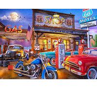 Vermont Christmas Company Route 66 Jigsaw Puzzle 1000 Piece