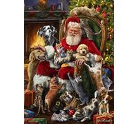 Vermont Christmas Company Santa's Little Friends Jigsaw Puzzle 1000 Piece by