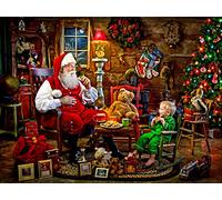 Vermont Christmas Company Santa's Visit Jigsaw Puzzle 550 Piece