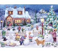 Vermont Christmas Company Snowman Celebration Jigsaw Puzzle 550 Piece