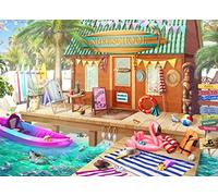 Vermont Christmas Company Surf School Jigsaw Puzzle 1000 Piece by