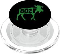 Vermont Elk 802 Area Code Pride Vintage PopSockets PopGrip for MagSafe
