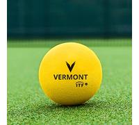Vermont Foam Mini Red Tennis Balls - ITF Approved Stage 3 for Kids 8 & Under | High-Density Cut Foam | Multi-Pack Options (Pack of 12, 80mm Matchplay)