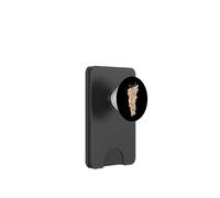 Vermont Leopard Pattern Map Leo State Of Vermont PopSockets PopWallet for MagSafe