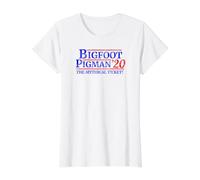 Vermont Pigman Cryptid Value Graphic T-Shirt, Women, White, M