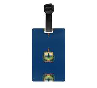 Vermont State Flag Golf Bag Privacy Label, Detachable Briefcase (3.3 * 2.1 inches), Children's School Bag, Sports Bag Label, Travel Luggage Label