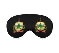 Vermont State Flag Lightweight Sleep Masks Funny Blocking Eye Mask for Sleeping with Adjustable Strap