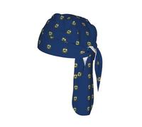 Vermont State Flag Print Breathable Wide-Fit Cycling Cap Unisex Sports Head Cover Yoga Running Workouts