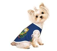 Vermont State Flag Print Lightweight Dog Vest, Cat Sleeveless Shirt, Breathable Mesh Design for Summer Walking and Play
