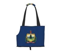 Vermont State Flag print Puppy Carrier Walking Dog Bags Pets Dogs Carrier Bags for small Dogs and Cat and Rabbit