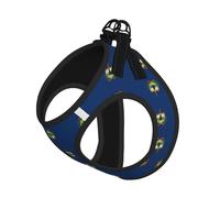 Vermont State Flag Print Step in Dog Harness and Leash Set,Adjustable Reflective Harness for Small Dogs Cats