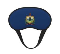 Vermont State Flag Sleeping Mask for Adults Blackout, Comfortable Eye Mask Blocking Light for Travel, Yoga