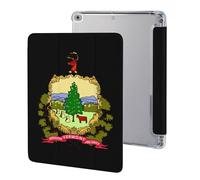 Vermont State Flag Stylish Tri-fold Tablet Case Compatible with IPAD 2017/2018/Air1/Air2 (9.7in) Anti-Scratch Covers with Pen Slot