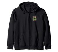 VERMONT STATE FLAG - THE GREEN MOUNTAIN STATE Zip Hoodie