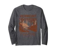 Vermont Steep Woods Slow Living Since 1791 Long Sleeve T-Shirt