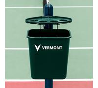 Vermont Tennis Court Bin & Shelf - PVC Easy Hook Bin For Tennis Courts