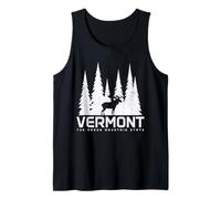 Vermont The Green Mountain State Moose Nature Lover Tank Top
