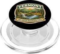 Vermont The Green Mountain State Souvenir Trip Memorabilia PopSockets PopGrip for MagSafe