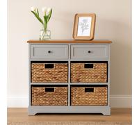 Vermont Two Drawers Four Baskets Cabinet.