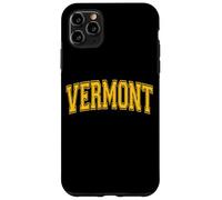 VERMONT VARSITY STYLE TEXT FLAG SPORTS ATHLETIC JERSEY STYLE Case for iPhone 11 Pro Max