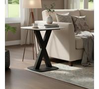 Vernal Lamp Table - White Sintered Stone