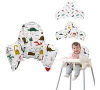 Vernerth High Chair Cushion - Soft Padded Highchair Insert for IKEA Antilop, Inflatable Lining with Oxford Cover, Double-Sided Washable Pad, Comfort Seat Support for Wooden & IKEA High Chairs