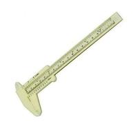 Vernier Caliper 0-150mm 6 inch Plastic Measuring Tool for Outside Inside Depth Measurement Lightweight Portable Gauge for Students and Beginners