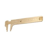 Vernier Caliper,4'' Brass Caliper Measuring Tool,0-100MM/0-4inch High Precision Slide Caliper Manual Micrometer for DIY/Household