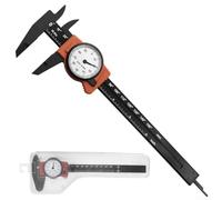 Vernier Caliper, ABS Plastic For Dial Type 0-150mm Metric Or 0-6 Inch For Imperial Measurement Tool, Construction(mm)