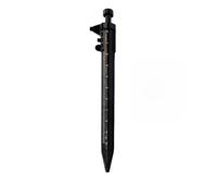 Vernier Caliper Pen - 0-100 mm Measuring Tool with 0.5 mm Gel Ink Roller Ball Tip, Dual-Function for Precision Ruler & Writing Instrument for Office and Students (Blue Refill)