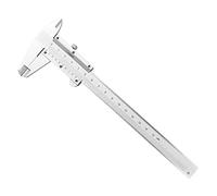 Vernier Calipers 6" Stainless Steel Non Digital Caliper 0-6Inch/0-150mm Manual Micrometer Caliper High Caliper