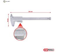 Caliper 0-150Mm, 235Mm - KS Tools